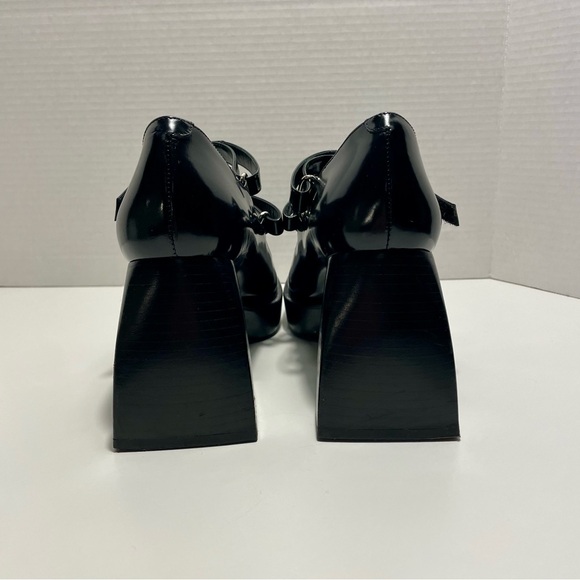NODALETO Bulla Babies Mary Jane Platform Heels | Black Gloss Leather | EU 38 - Picture 7 of 11